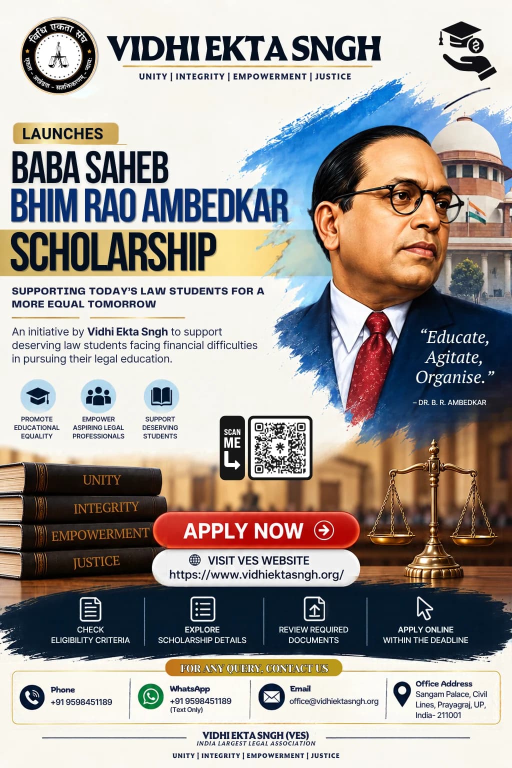 Baba Saheb Bhim Rao Ambedkar Scholarship Programme
